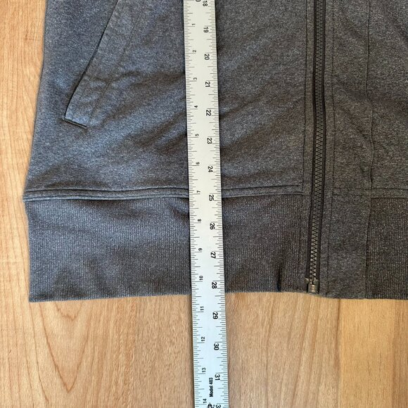 Lululemon Kung Fu Jacket II Heathered Dark Slate Sz L - Picture 12 of 13
